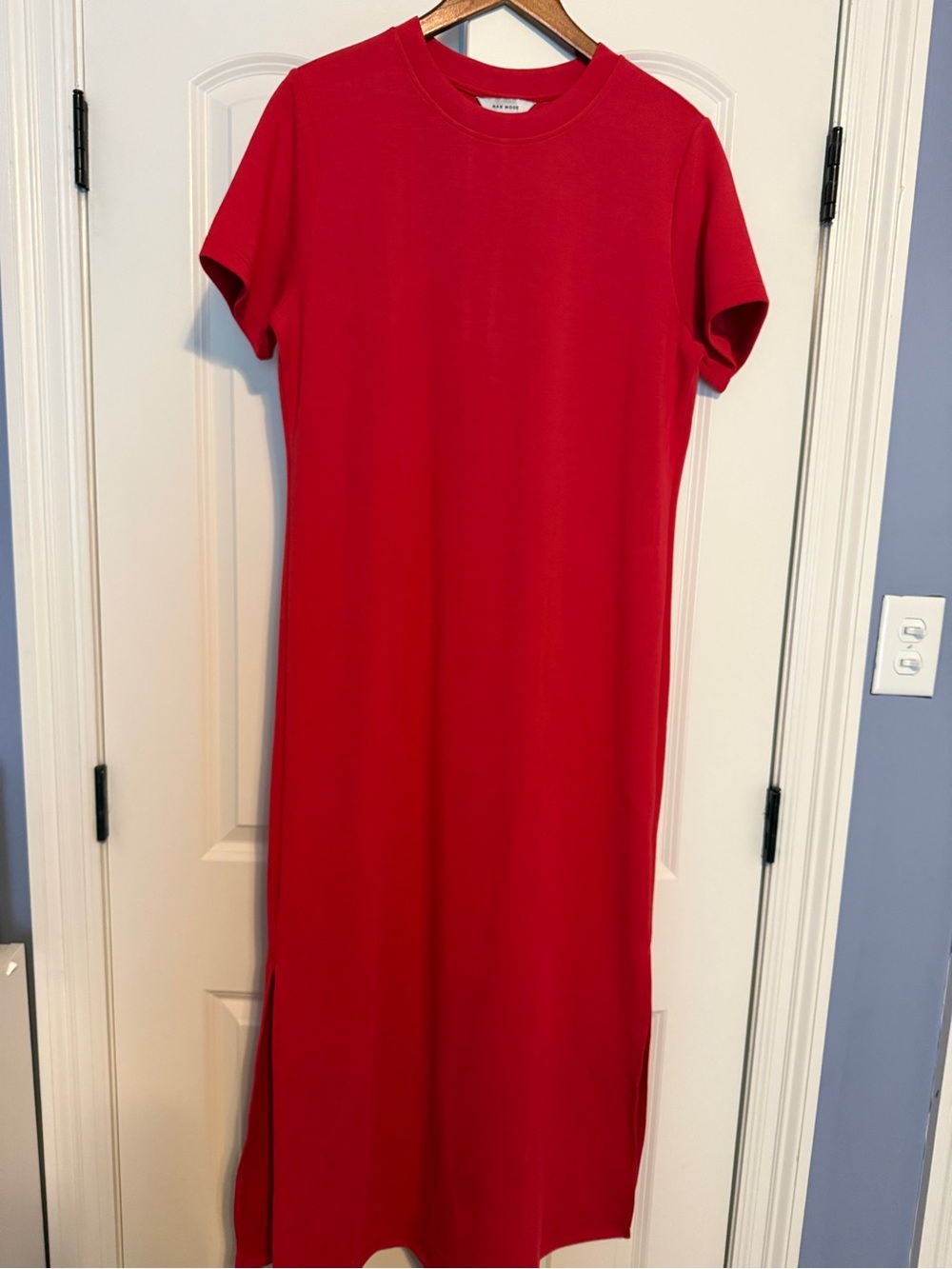 Rae Mode Red Short-Sleeve Maxi Dress